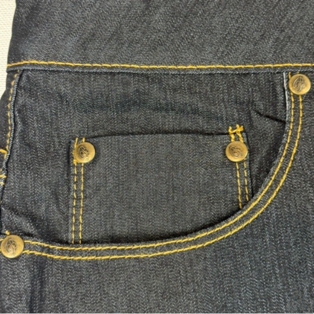 Bisou Bisou Michele Bohbot Denim Mermaid Skirt 18W Dark Wash Flared Midi Y2K - Picture 5 of 10